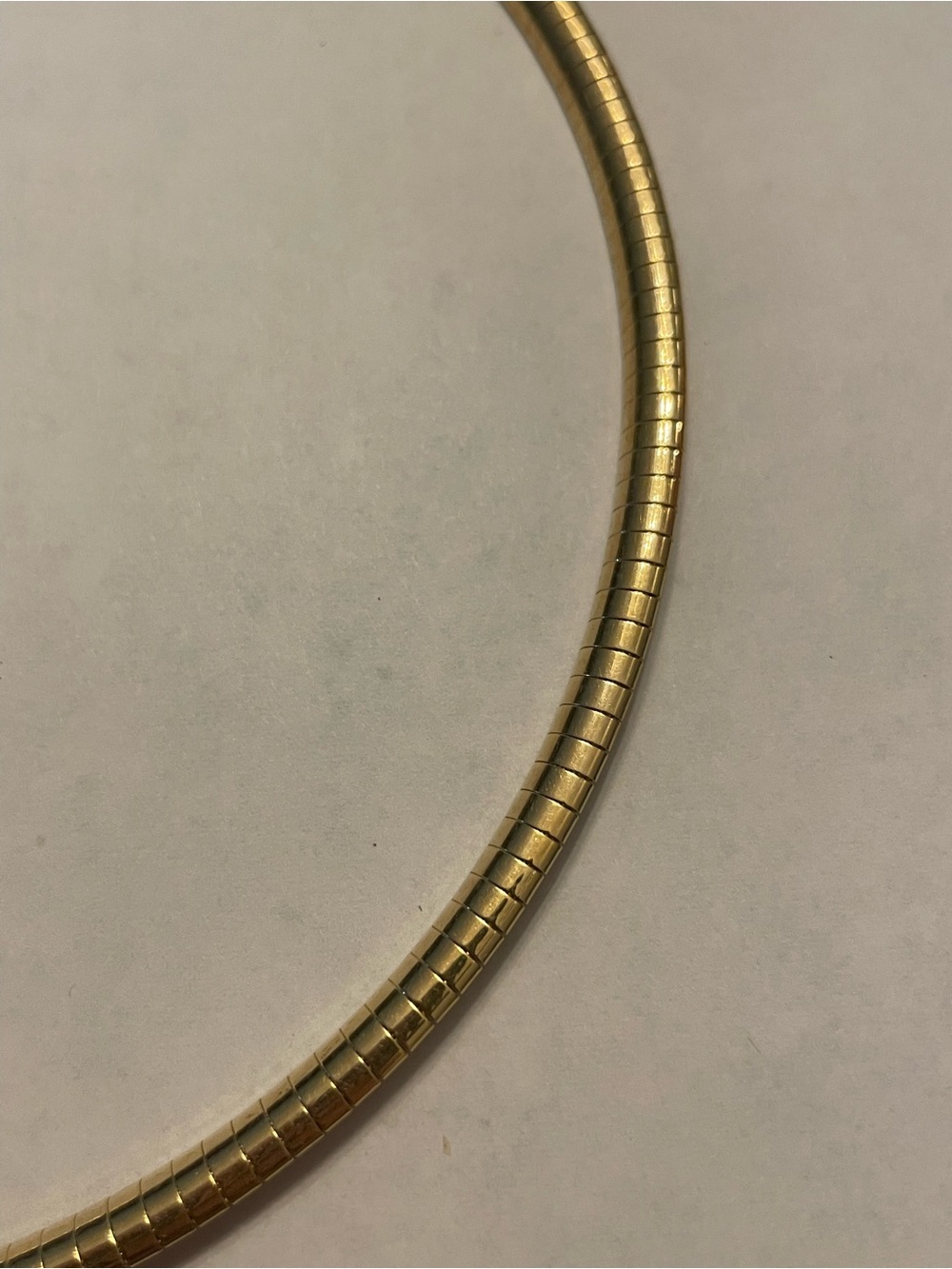 Vintage Signed Avon Gold Tone Choker Necklace π SALE - Picture 2 of 12